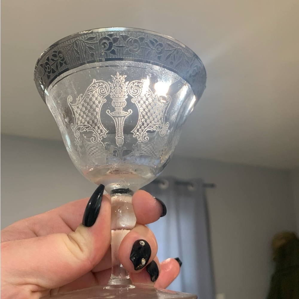 Tiffany Fran’sciscan 5 crystal glasses